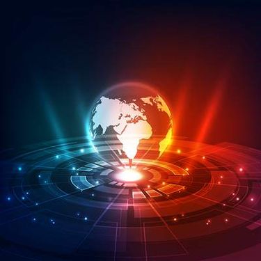 وکتور بک گراند تکنولوژی وکتور کره زمین