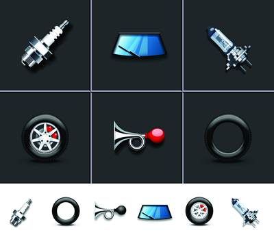 وکتور لوازم یدکی ماشین وکتور بوق خودرو