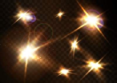 وکتور جلوه نور وکتور درخشش نور