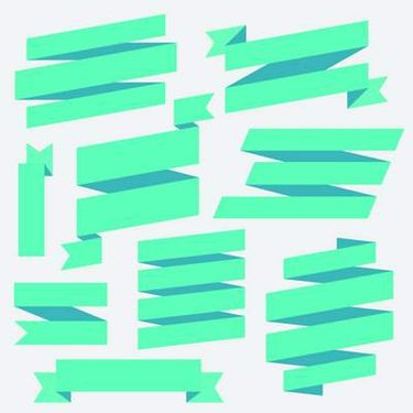 وکتور روبان گرافیکی وکتور لیبل