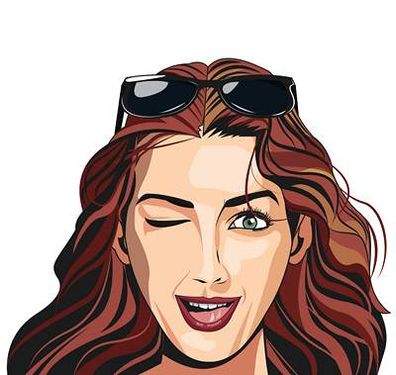 وکتور چهره زن وکتور چهره دختر