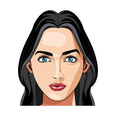وکتور چهره زن وکتور چهره دختر