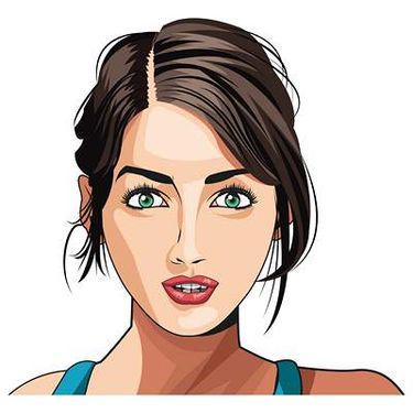 وکتور چهره زن وکتور چهره دختر