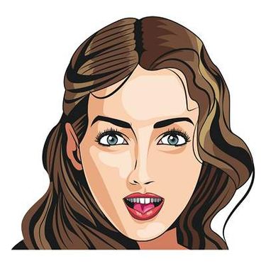 وکتور چهره زن وکتور چهره دختر