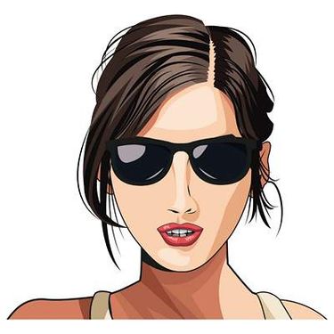 وکتور چهره زن وکتور چهره دختر