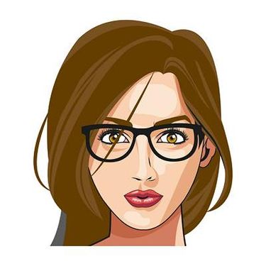 وکتور چهره زن وکتور چهره دختر