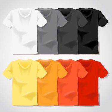 وکتور T-shirt  وکتور تی شرت وکتور گالری لباس