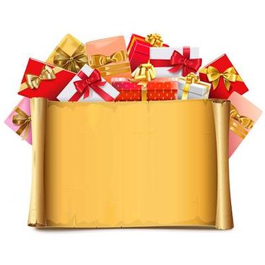 وکتور نامه پوستین قدیمی وکتور کادو