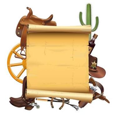 وکتور نامه پوستین قدیمی وکتور زین اسب