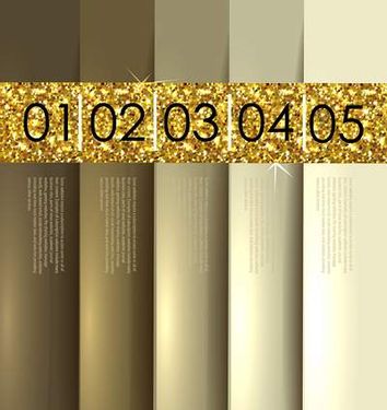 وکتور بک گراند وکتور حاشیه طلایی