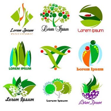 وکتور لوگوی درخت وکتور لوگوی گل