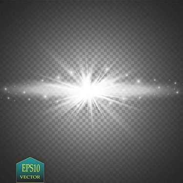 وکتور جلوه نور وکتور تابش نور