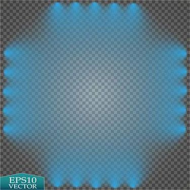 وکتور جلوه نور وکتور تابش نور