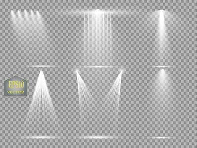 وکتور جلوه نور وکتور تابش نور