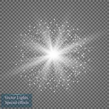 وکتور جلوه نور وکتور تابش نور