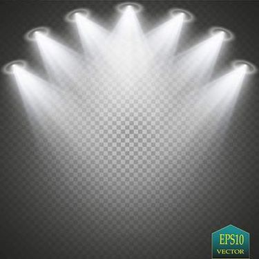 وکتور جلوه نور وکتور تابش نور