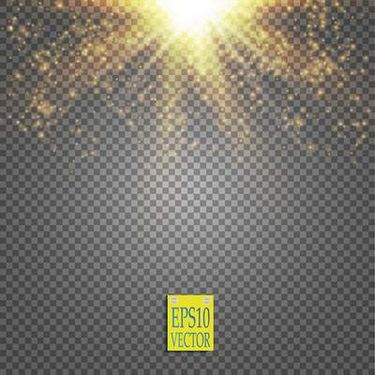 وکتور جلوه نور وکتور تابش نور