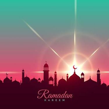 وکتور گنبد وکتور حلال ماه مبارک رمضان