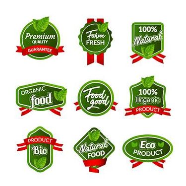 وکتور لوگوی محصولات کشاورزی ارگانیک