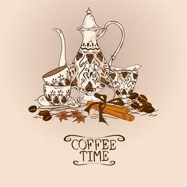 وکتور کافی شاپ وکتور فنجان قهوه