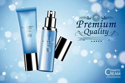 وکتور لوازم آرایش وکتور بک گراند جلوه نور