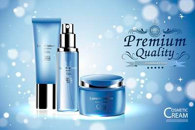 وکتور لوازم آرایش وکتور بک گراند جلوه نور