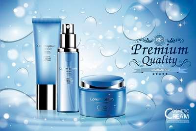 وکتور لوازم آرایش وکتور بک گراند جلوه نور