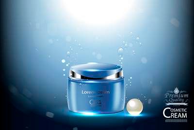 وکتور لوازم آرایش وکتور بک گراند جلوه نور