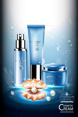 وکتور لوازم آرایش وکتور بک گراند جلوه نور