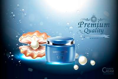 وکتور لوازم آرایش وکتور بک گراند جلوه نور