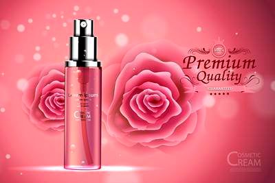 وکتور لوازم آرایش وکتور بک گراند جلوه نور