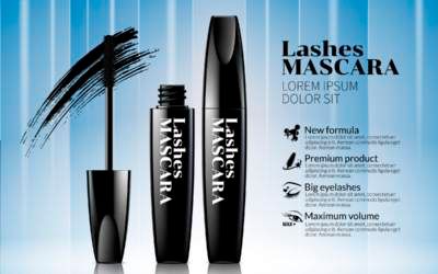 وکتور لوازم آرایش وکتور ریمل