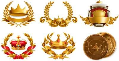 وکتور تاج پادشاه وکتور تاج طلایی