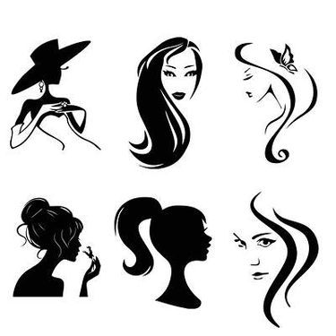 وکتور سالن آرایش وکتور  سالن زیبایی