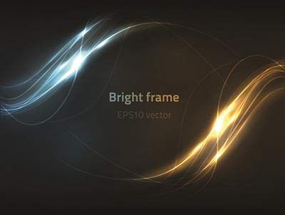 وکتور جلوه نور وکتور موج نور گرافیکی