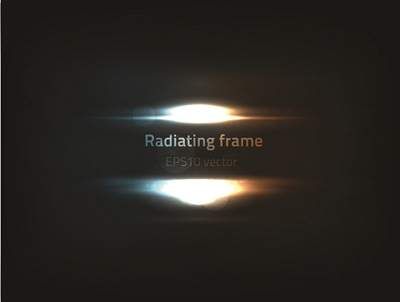 وکتور جلوه نور وکتور موج نور گرافیکی