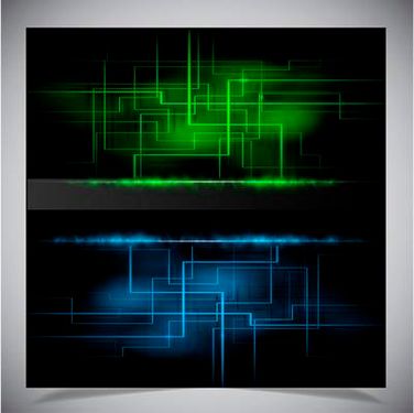 وکتور جلوه نور وکتور موج نور