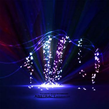 وکتور جلوه نور وکتور موج نور