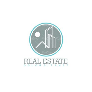 Vector logo real estate