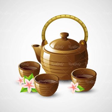 وکتور قوری چای