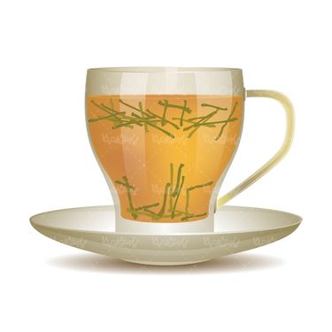 وکتور فنجان چای