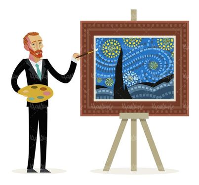 Painter vector