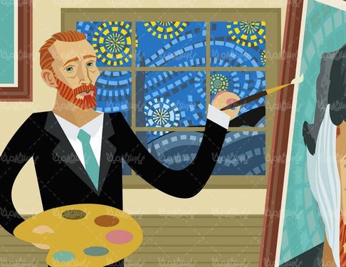 Painter vector