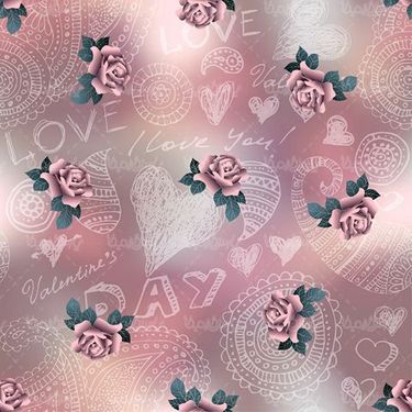 Heart background vector