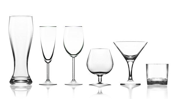 Glass glass mug