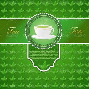 وکتور فنجان چای