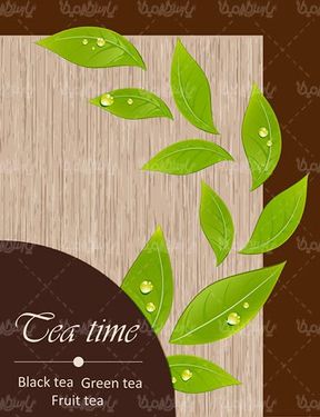 Green tea vector