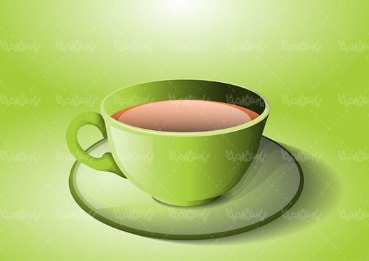 وکتور  چای سبز