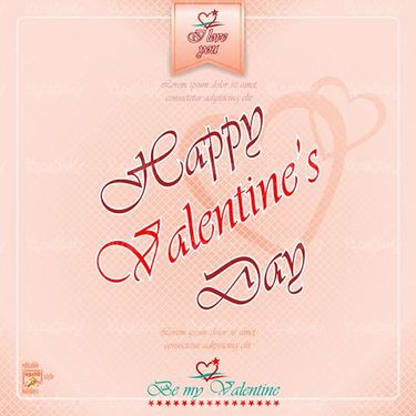 وکتور طرح ولنتاین