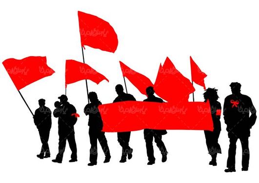 وکتور تظاهرات